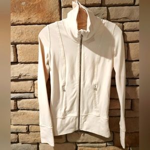 Lululemon Daily Yoga Cream Jacket Size 2
